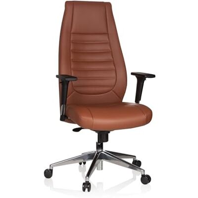 hjh OFFICE Vitoro 600989 Bureaustoel, kunstleer, hoge rugleuning, bruin, XXL hjh OFFICE Vitoro 600989 Bureaustoel, kunstleer, hoge rugleuning, bruin, XXL