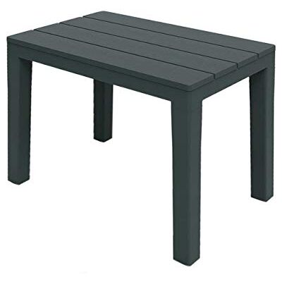 Spetebo Bijzettafel van kunststof, antraciet 60 x 39 x 45 cm Spetebo Bijzettafel van kunststof, antraciet 60 x 39 x 45 cm