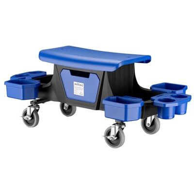 WilTec Mechanische kruk 990 x 470 x 400 mm zwart rood 6 vakken gereedschap werkplaatswagen beweegbaar op wielen gereedschapslade incl. flessenhouder opslag garage tuinieren trolley bezoek WilTec Mechanische kruk 990 x 470 x 400 mm zwart rood 6 vakken gereedschap werkplaatswagen beweegbaar op wielen gereedschapslade incl. flessenhouder opslag garage tuinieren trolley bezoek