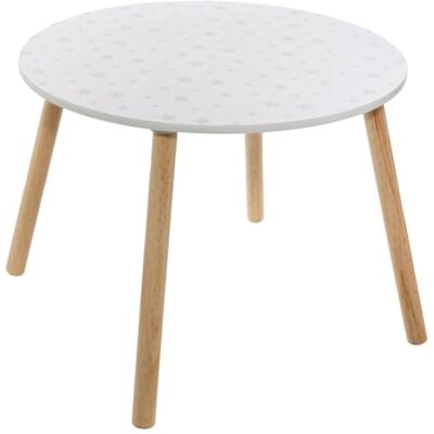 ATMOSPHERA CREATEUR D'INTERIEUR Atmosphera Witte Sterren Zachte Kindertafel ATMOSPHERA CREATEUR D'INTERIEUR Atmosphera Witte Sterren Zachte Kindertafel