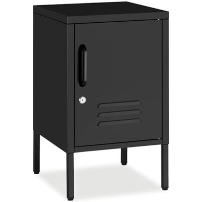 tectake ® Nachtkastje van staal, 35 x 42,5 x 60,5 cm, modern, deursluiting en magnetisch met sleutels, kabeldoorvoer, nachtkastje, bijzettafel, nachtkastje, nachtkastje, bijzettafel, nachtkastje tectake ® Nachtkastje van staal, 35 x 42,5 x 60,5 cm, modern, deursluiting en magnetisch met sleutels, kabeldoorvoer, nachtkastje, bijzettafel, nachtkastje, nachtkastje, bijzettafel, nachtkastje