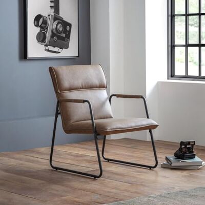 Julian Bowen Gramercy stoel, bruin/zwart Julian Bowen Gramercy stoel, bruin/zwart
