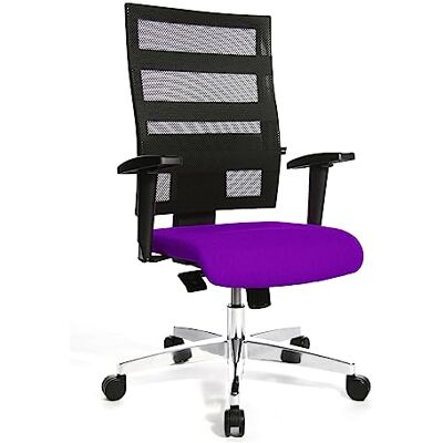 Topstar X-Pander 959TT330 Bureaustoel, in hoogte verstelbaar, netbekleding, paars / zwart Topstar X-Pander 959TT330 Bureaustoel, in hoogte verstelbaar, netbekleding, paars / zwart