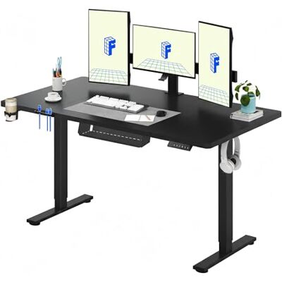 FLEXISPOT Zit/stabureau 200x80x(73-122) cm Elektrisch in hoogte verstelbaar bureau, bedieningspaneel met geheugenfuncties, telewerkbureau (Frame wit+Maple blad) FLEXISPOT Zit/stabureau 200x80x(73-122) cm Elektrisch in hoogte verstelbaar bureau, bedieningspaneel met geheugenfuncties, telewerkbureau (Frame wit+Maple blad)