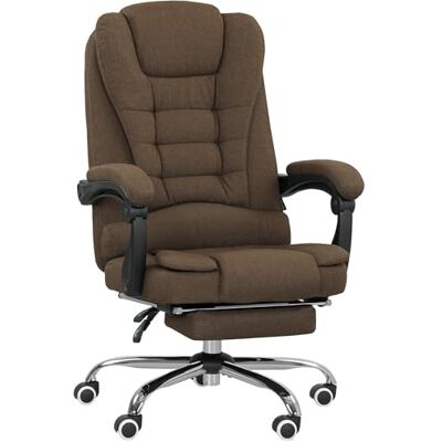 Vinsetto Ergonomische bureaustoel met kantelbare rugleuning, bruin Vinsetto Ergonomische bureaustoel met kantelbare rugleuning, bruin