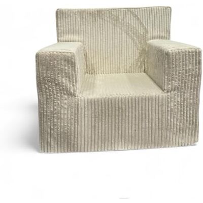 FORTISLINE Kinderstoel, 51 x 47 x 34 cm, Oeko-Tex, kinderkamer, schuim, corduroy, motieven (beige) FORTISLINE Kinderstoel, 51 x 47 x 34 cm, Oeko-Tex, kinderkamer, schuim, corduroy, motieven (beige)