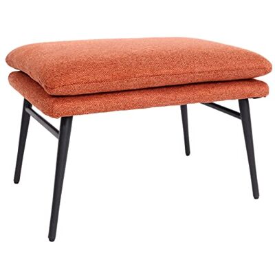 Mendler HWC-L62 kruk, 38 x 56 x 40 cm, stof en textiel, terracotta bruin Mendler HWC-L62 kruk, 38 x 56 x 40 cm, stof en textiel, terracotta bruin