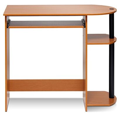 Furinno Simplistic Computerbureau, studiebureau, schrijfbureau, lichte kers, 80 (L) x 73 (H) x 40 (D) cm Furinno Simplistic Computerbureau, studiebureau, schrijfbureau, lichte kers, 80 (L) x 73 (H) x 40 (D) cm