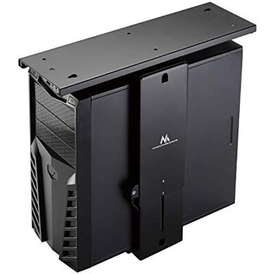 Maclean MC-885 B Verticale montage onder het bureau voor computerbehuizingen max. 10kg Maclean MC-885 B Verticale montage onder het bureau voor computerbehuizingen max. 10kg