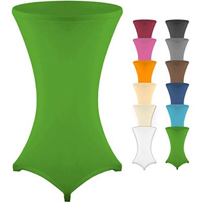Gräfenstayn ® Statafelhoes Diana met Öko-Tex label, stretch, versterking bij de tafelvoet, wasbaar op 40°C, in vele kleuren en maten Ø 60-65 cm, Ø 70-75 cm, Ø 80-85 cm (groen, Ø 80-85 cm). Gräfenstayn ® Statafelhoes Diana met Öko-Tex label, stretch, versterking bij de tafelvoet, wasbaar op 40°C, in vele kleuren en maten Ø 60-65 cm, Ø 70-75 cm, Ø 80-85 cm (groen, Ø 80-85 cm).