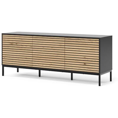 Vicco Lowboard "Eliza", goud/antraciet, 150 x 60 cm Vicco Lowboard "Eliza", goud/antraciet, 150 x 60 cm