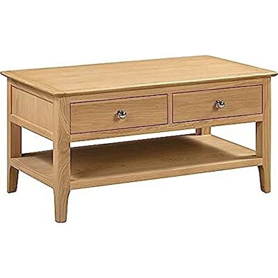 Julian Bowen Cotswold salontafel met 2 lades Julian Bowen Cotswold salontafel met 2 lades