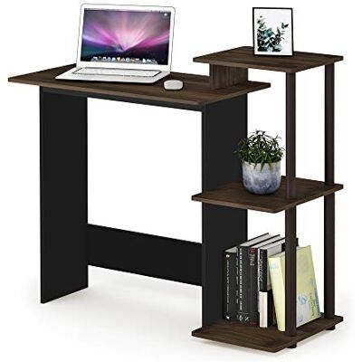 Furinno Efficient Home Laptopbureau, Columbia Walnut/Bruin, One Size Furinno Efficient Home Laptopbureau, Columbia Walnut/Bruin, One Size