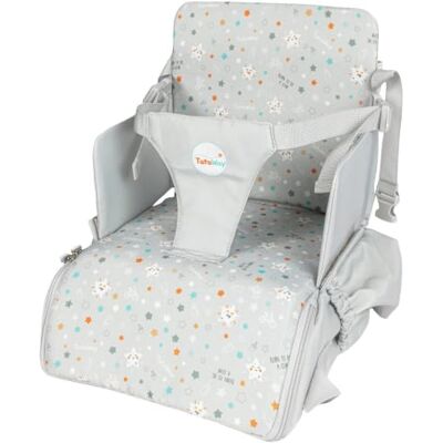 Tataway Opvouwbare stoel met rugleuning voor kinderen, draagbare reisstoel met verstelbare veiligheidsgordels, gevoerde rugleuning en afneembare zitting Tataway Opvouwbare stoel met rugleuning voor kinderen, draagbare reisstoel met verstelbare veiligheidsgordels, gevoerde rugleuning en afneembare zitting