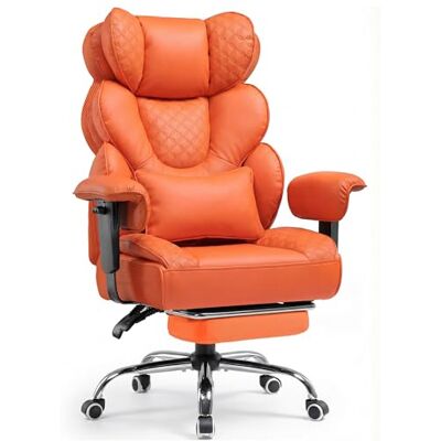 COMHOMA Ergonomische gaming- en bureaustoel, groen, 180 kg, lendensteun en voetensteun, verstelbare rugleuning, 150 graden kantelbaar, hybride design, kunstleer en mesh, grote stabiele stuurstoel COMHOMA Ergonomische gaming- en bureaustoel, groen, 180 kg, lendensteun en voetensteun, verstelbare rugleuning, 150 graden kantelbaar, hybride design, kunstleer en mesh, grote stabiele stuurstoel