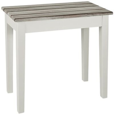 HAKU Möbel 51142 Salontafel, 56 x 30 x 52 cm, wit/maritime/grenen HAKU Möbel 51142 Salontafel, 56 x 30 x 52 cm, wit/maritime/grenen