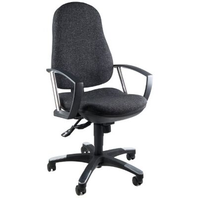 Topstar Trend SY 10 9020AG22 Ergonomische bureaustoel met armleuningen, bekleding antraciet Topstar Trend SY 10 9020AG22 Ergonomische bureaustoel met armleuningen, bekleding antraciet