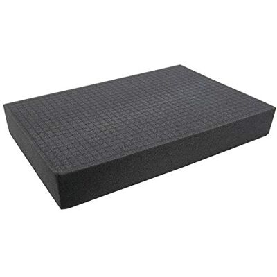 HMF 1456-80 voorgesneden kubusschuim 345 x 550 mm dubbele grootte kofferbekleding tafelblad hoogte: 80 mm HMF 1456-80 voorgesneden kubusschuim 345 x 550 mm dubbele grootte kofferbekleding tafelblad hoogte: 80 mm
