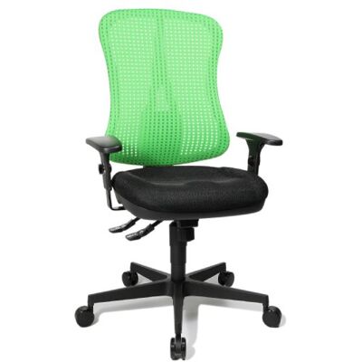 Topstar HE20PBC05 Head Point SY bureaustoel, zwart/groen, 46 x 50 x 114 cm Topstar HE20PBC05 Head Point SY bureaustoel, zwart/groen, 46 x 50 x 114 cm