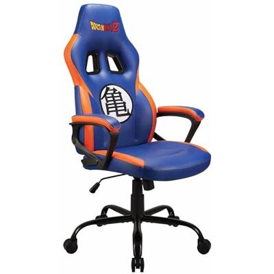 SUBSONIC Dragon Ball Z Gamingstoel of bureaustoel, DBZ Pop gamerstoel voor jongeren/volwassenen, ergonomische rugleuning, in hoogte verstelbaar, blauw SUBSONIC Dragon Ball Z Gamingstoel of bureaustoel, DBZ Pop gamerstoel voor jongeren/volwassenen, ergonomische rugleuning, in hoogte verstelbaar, blauw