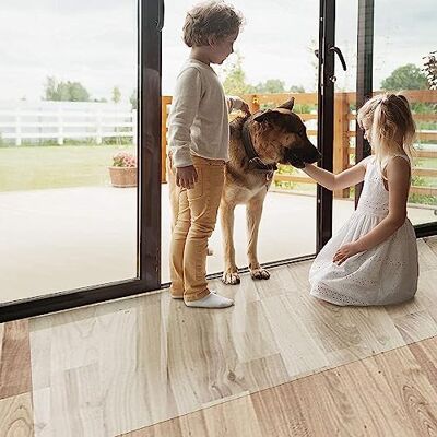 Floordirekt Beschermmat voor bureaustoel transparant dikte 1,5 mm vloer (neo, lengte 160 cm, breedte Floordirekt Beschermmat voor bureaustoel transparant dikte 1,5 mm vloer (neo, lengte 160 cm, breedte
