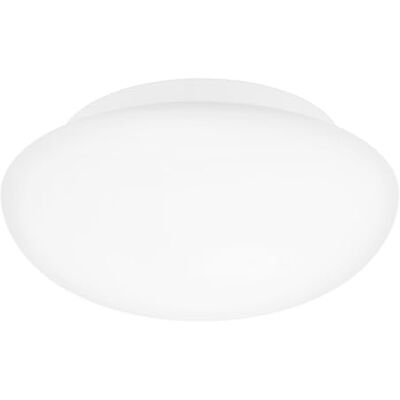 EGLO Ella Plafondlamp, diameter 28 cm, 1-lichts wandlamp, plafondlamp van staal en mat wit opaalglas, voor woonkamer/keuken/kantoor/hal, E27-fitting EGLO Ella Plafondlamp, diameter 28 cm, 1-lichts wandlamp, plafondlamp van staal en mat wit opaalglas, voor woonkamer/keuken/kantoor/hal, E27-fitting