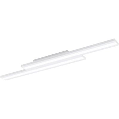 EGLO connect.z Saliteras-Z aangesloten led-paneel, ZigBee plafondlamp, app- en spraakgestuurde plafondlamp, warm wit koud, RGB, dimbaar, wit metaal EGLO connect.z Saliteras-Z aangesloten led-paneel, ZigBee plafondlamp, app- en spraakgestuurde plafondlamp, warm wit koud, RGB, dimbaar, wit metaal
