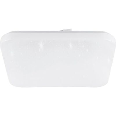EGLO Frania-S Plafondlamp, LED-paneel met kristaleffect, plafondlamp voor badkamer, hal en keuken, staal en kunststof, wit, neutraal wit, IP44, 33 x 33 cm EGLO Frania-S Plafondlamp, LED-paneel met kristaleffect, plafondlamp voor badkamer, hal en keuken, staal en kunststof, wit, neutraal wit, IP44, 33 x 33 cm