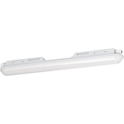 EGLO Pro LED-E Led-plafondlamp, 1250 lumen, waterdicht, voor garage, werkplaats, kelder, verlichting voor vochtige ruimtes, buislamp, 54 cm, neutraal wit, IP65 EGLO Pro LED-E Led-plafondlamp, 1250 lumen, waterdicht, voor garage, werkplaats, kelder, verlichting voor vochtige ruimtes, buislamp, 54 cm, neutraal wit, IP65