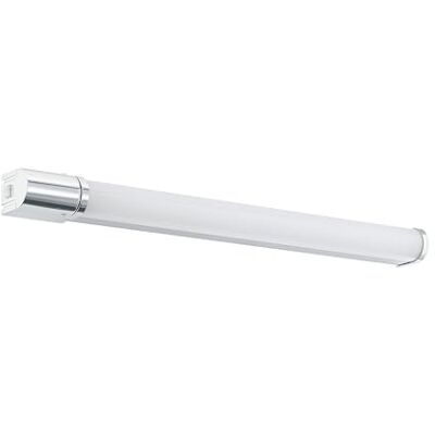EGLO Tragacete 1 Led-wandlamp, 1 lichtpunt, led-spiegellamp met stopcontact, wandlamp van aluminium en kunststof, badkamerlamp in chroom, wit, IP44 EGLO Tragacete 1 Led-wandlamp, 1 lichtpunt, led-spiegellamp met stopcontact, wandlamp van aluminium en kunststof, badkamerlamp in chroom, wit, IP44