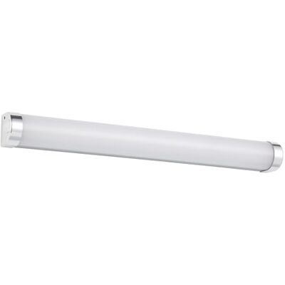 EGLO Tragacete 1 led-badkamerlamp, spiegellamp, wandlamp, zilverkleurig kunststof en verchroomd metaal, IP44, neutraal wit, 45 cm EGLO Tragacete 1 led-badkamerlamp, spiegellamp, wandlamp, zilverkleurig kunststof en verchroomd metaal, IP44, neutraal wit, 45 cm