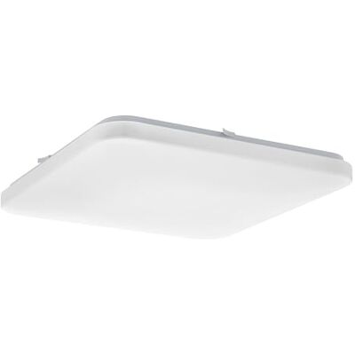 EGLO Frania ledplafondlamp met 1 fitting, materiaal: staal, kunststof. Kleur: wit. Lengte: 43 cm. plastique, couleur : blanc, L : 43 cm EGLO Frania ledplafondlamp met 1 fitting, materiaal: staal, kunststof. Kleur: wit. Lengte: 43 cm. plastique, couleur : blanc, L : 43 cm