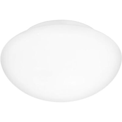 EGLO Ella Plafondlamp, diameter 20 cm, 1-lichts wandlamp, plafondlamp van staal en mat wit opaalglas, voor woonkamer/keuken/kantoor/hal, E27-fitting EGLO Ella Plafondlamp, diameter 20 cm, 1-lichts wandlamp, plafondlamp van staal en mat wit opaalglas, voor woonkamer/keuken/kantoor/hal, E27-fitting