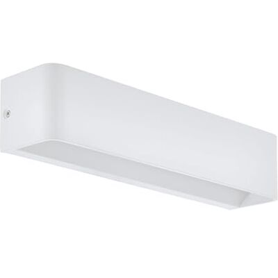 EGLO Sania 4 Led-wandlamp met 1 lamp, modern, minimalistisch, voor binnen, van aluminium, woonkamerlamp, hallamp in wit, L 36,5 cm EGLO Sania 4 Led-wandlamp met 1 lamp, modern, minimalistisch, voor binnen, van aluminium, woonkamerlamp, hallamp in wit, L 36,5 cm