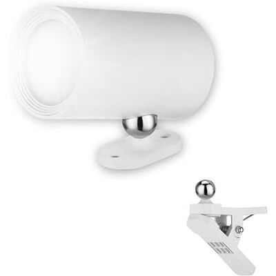 REV Led-wandlamp voor binnen, wandlamp met accu, 120 lm, dimbaar, 360 graden draaibaar, draadloze leeslamp, ideaal voor hal, slaapkamer en woonkamer, wit REV Led-wandlamp voor binnen, wandlamp met accu, 120 lm, dimbaar, 360 graden draaibaar, draadloze leeslamp, ideaal voor hal, slaapkamer en woonkamer, wit