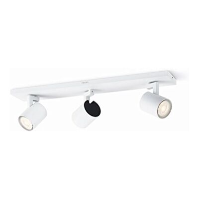 Philips myLiving LED-plafondlamp, 3,5 W, inclusief lampen, metaal, wit, geïntegreerd 3,5 watt, 230 volt Philips myLiving LED-plafondlamp, 3,5 W, inclusief lampen, metaal, wit, geïntegreerd 3,5 watt, 230 volt