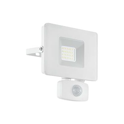 EGLO LED buitenspot Faedo 3, 1-vlammige buitenlamp incl. bewegingsmelder, sensor wandspot van aluminium, kleur: wit, glas: helder, 20 watt, IP44 EGLO LED buitenspot Faedo 3, 1-vlammige buitenlamp incl. bewegingsmelder, sensor wandspot van aluminium, kleur: wit, glas: helder, 20 watt, IP44