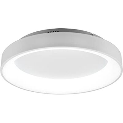 Trio Leuchten Girona 671290131 Led-plafondlamp, metaal, mat acryl, met led, 48 W dimmer, geheugenfunctie, nachtlampje, afstandsbediening Trio Leuchten Girona 671290131 Led-plafondlamp, metaal, mat acryl, met led, 48 W dimmer, geheugenfunctie, nachtlampje, afstandsbediening