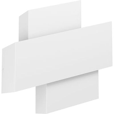 EGLO Timparossa Binnenwandlamp, binnenverlichting met indirecte verlichting omhoog en omlaag, minimalistische lamp voor woonkamer en hal, wit metaal, E27 fitting EGLO Timparossa Binnenwandlamp, binnenverlichting met indirecte verlichting omhoog en omlaag, minimalistische lamp voor woonkamer en hal, wit metaal, E27 fitting
