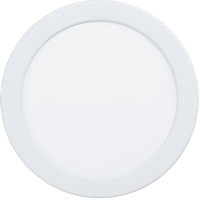 EGLO LED inbouwspots Fueva 5, Ø 16,6 cm, LED-spot van staal en een kunststof lichtoppervlak, LED inbouwspot in wit, vlakke led, lage inbouwdiepte 26 mm, warm wit EGLO LED inbouwspots Fueva 5, Ø 16,6 cm, LED-spot van staal en een kunststof lichtoppervlak, LED inbouwspot in wit, vlakke led, lage inbouwdiepte 26 mm, warm wit