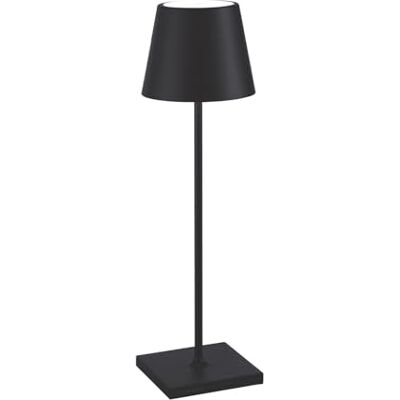 Zafferano Poldina Pro Black Limited Edition led-tafellamp, draadloos, oplaadbaar, dimmer 2700-3000 K, IP65 binnen en buiten, lange levensduur, aluminium, H38 cm zwart Zafferano Poldina Pro Black Limited Edition led-tafellamp, draadloos, oplaadbaar, dimmer 2700-3000 K, IP65 binnen en buiten, lange levensduur, aluminium, H38 cm zwart