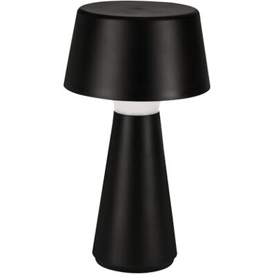 EGLO LED Lampe de table extérieure Scorrano, lampe de chevet tactile à intensité variable, luminaire d'extérieur sans fil, rechargeable par USB, plastique noir, blanc chaud froid, IP44 EGLO LED Lampe de table extérieure Scorrano, lampe de chevet tactile à intensité variable, luminaire d'extérieur sans fil, rechargeable par USB, plastique noir, blanc chaud froid, IP44