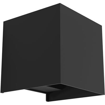 EGLO Valmontone led-wandlamp voor binnen, kubusvormige binnenlamp, indirecte verlichting voor slaapkamer en woonkamer, metalen wandspot, zwart, warm wit, 10 x 10 cm EGLO Valmontone led-wandlamp voor binnen, kubusvormige binnenlamp, indirecte verlichting voor slaapkamer en woonkamer, metalen wandspot, zwart, warm wit, 10 x 10 cm