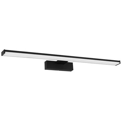 EGLO Pandella 1 ledwandlamp, 1-vlammige wandlamp, spiegellicht uit aluminium en kunststof, badkamerlamp in zwart, wit, IP44, neutraal wit, lengte: 60 cm EGLO Pandella 1 ledwandlamp, 1-vlammige wandlamp, spiegellicht uit aluminium en kunststof, badkamerlamp in zwart, wit, IP44, neutraal wit, lengte: 60 cm