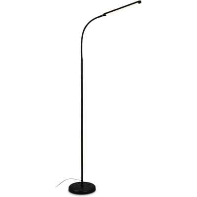 Briloner Dimbare led-vloerlamp als decoratie in de woonkamer en leeslamp, draaibare ledlamp, woonkamerlamp, aanraakgevoelig, indirecte verlichting, zwart Briloner Dimbare led-vloerlamp als decoratie in de woonkamer en leeslamp, draaibare ledlamp, woonkamerlamp, aanraakgevoelig, indirecte verlichting, zwart