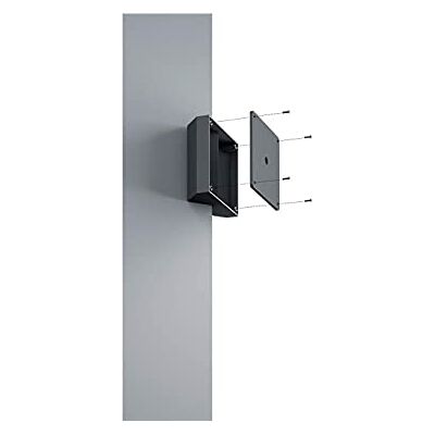 Trio Leuchten Hoekbevestiging 9965-32 voor buiten- en binnenhoeken geschikt voor alle wandlampen mat zwart Trio Leuchten Hoekbevestiging 9965-32 voor buiten- en binnenhoeken geschikt voor alle wandlampen mat zwart