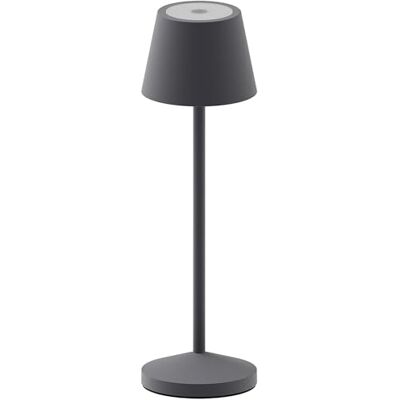 Lumisky EMILY ROCK Led-tafellamp, draadloos, warmwit, dimbaar, H20 cm, antracietgrijs Lumisky EMILY ROCK Led-tafellamp, draadloos, warmwit, dimbaar, H20 cm, antracietgrijs