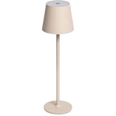 Idena 50152 Led-tafellamp, touch-tafellamp, dimbaar, met USB-C, voor binnen en buiten, in hoogte verstelbare tafellamp, beige Idena 50152 Led-tafellamp, touch-tafellamp, dimbaar, met USB-C, voor binnen en buiten, in hoogte verstelbare tafellamp, beige