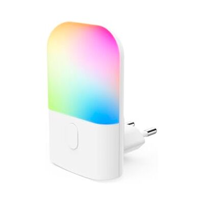 Hama Led-nachtlampje, kleurverandering, RGB, automatisch, schemeringssensor, nachtlampje voor kinderen op stopcontact, schemeringssensor, ideaal voor kinderkamer, woonkamer Hama Led-nachtlampje, kleurverandering, RGB, automatisch, schemeringssensor, nachtlampje voor kinderen op stopcontact, schemeringssensor, ideaal voor kinderkamer, woonkamer