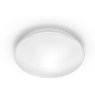Philips LED Moire plafondlamp (20 W), LED wand- en plafondlamp met koel wit licht, energiebesparende kamerverlichting met EyeComfort, wit Philips LED Moire plafondlamp (20 W), LED wand- en plafondlamp met koel wit licht, energiebesparende kamerverlichting met EyeComfort, wit